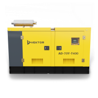 Дизельный генератор Vektor AD-70Y-T400 в шумозащитном кожухе с АВР