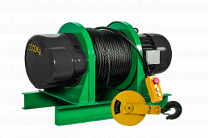 Лебедка электрическая  KCD 2500/5000 кг,  70/35 м, U=380 В
