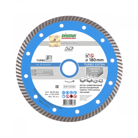 Distar Turbo  180x2.4x9x22.23 Extra