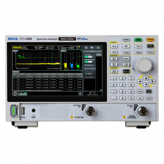 Анализатор спектра реального времени RIGOL RSA808