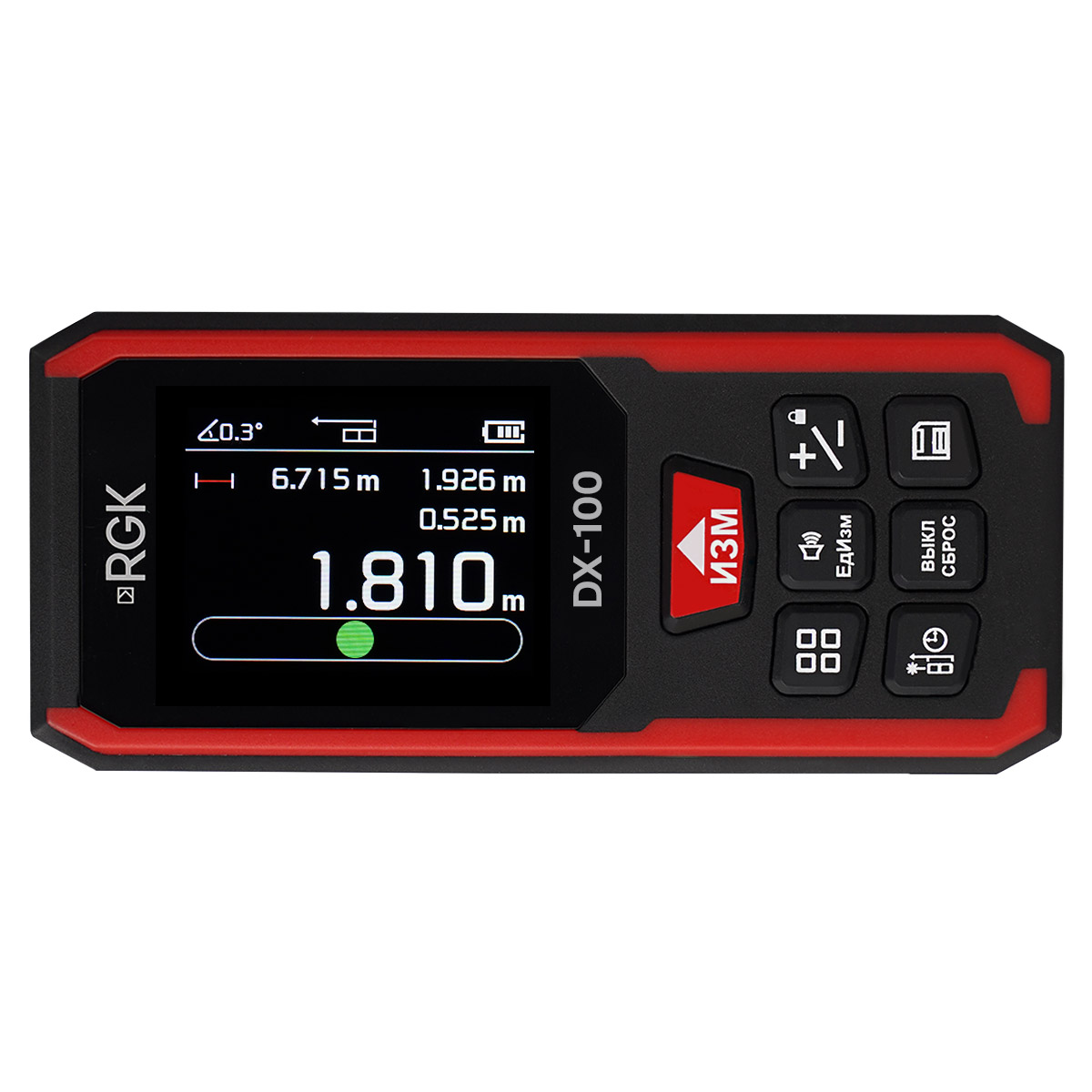 Лазерный дальномер RGK DX100 - 4