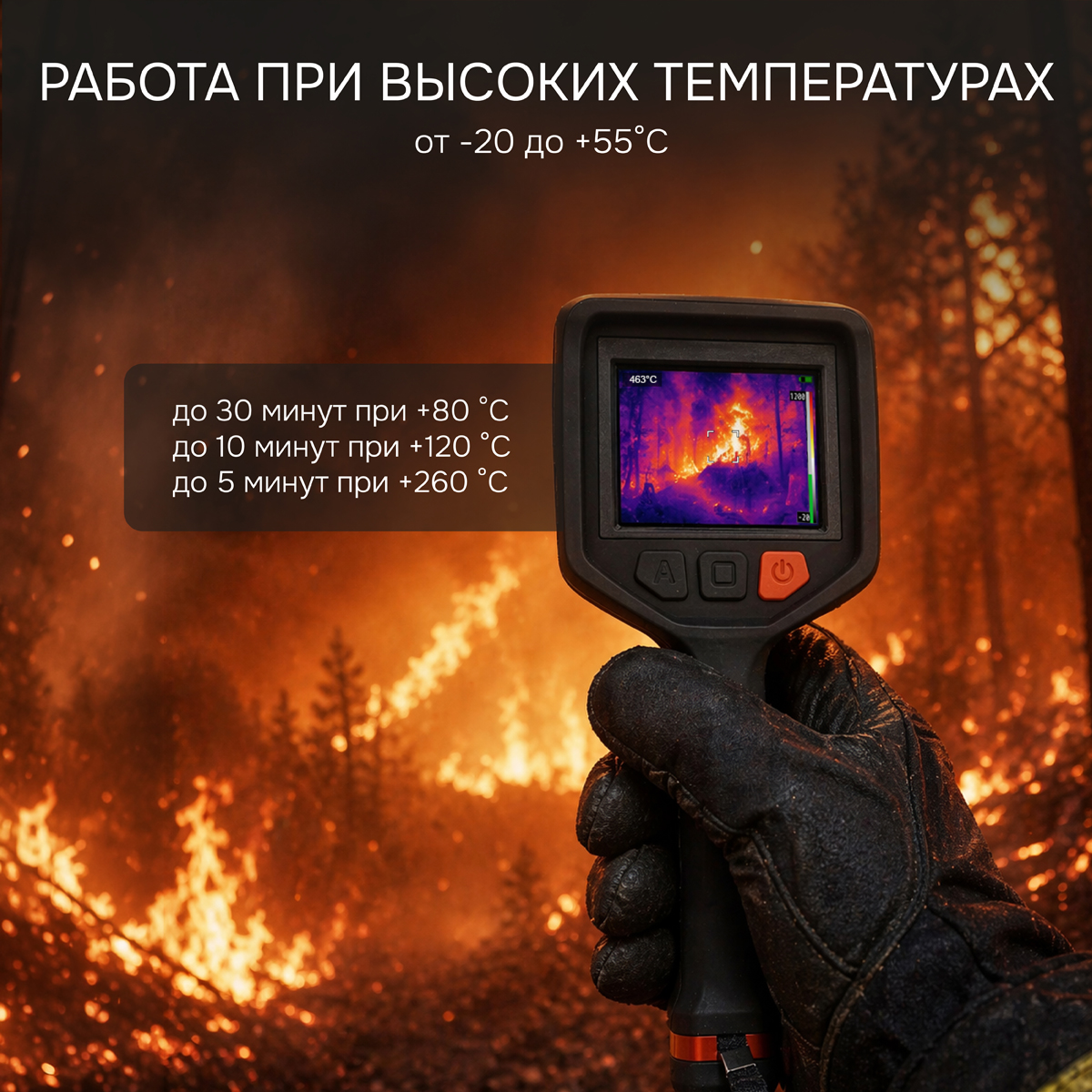Тепловизор RGK TL-384F с поверкой и опцией 2000 °C - 3
