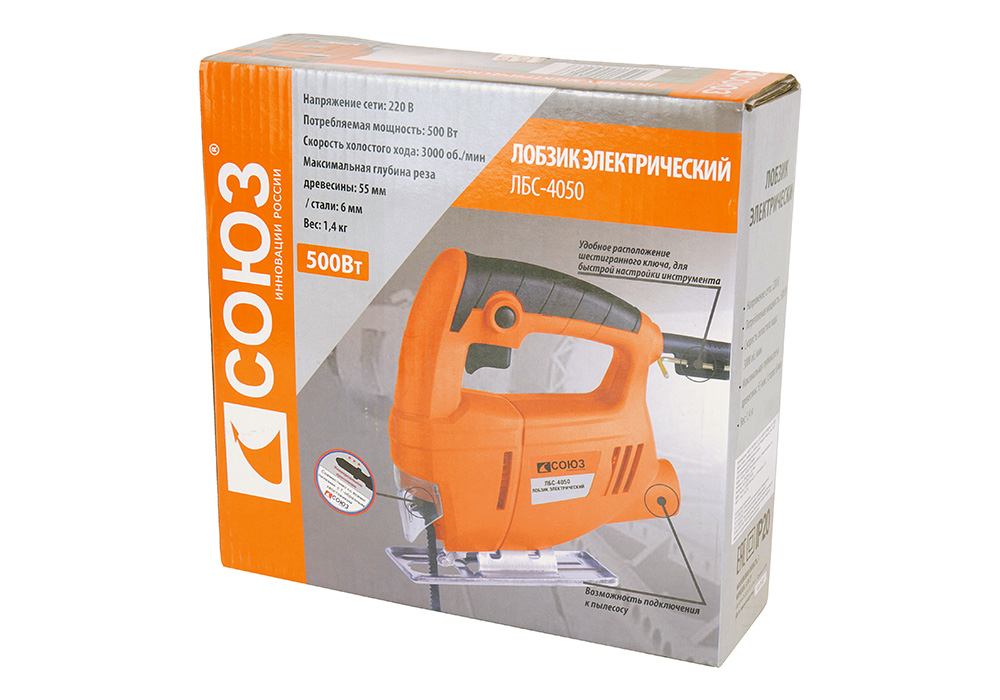 Лобзик электрический СОЮЗ ЛБС-4050 - 4